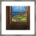 Through My Window Framed Print