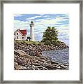 Tibbetts Point Lighthouse Framed Print