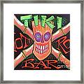 Tiki Hot Rod Bar Framed Print