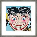 Tillie The Clown Of Coney Island Framed Print