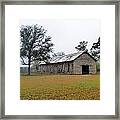 Tobacco Barn Framed Print