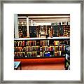 #today #at #the #library #books #colors Framed Print