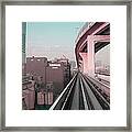 Tokyo Train Ride 5 Framed Print