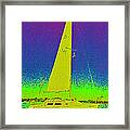 Tom Ray's Sailboat Framed Print