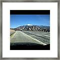 Took The #scenic Route To #coachella Framed Print