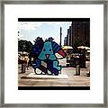 Top Dog In Columbus Circle Framed Print