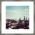 Town From The Top Framed Print