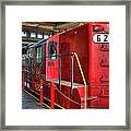 Trains - Red Diesel Locomotive 620 Framed Print