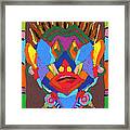 Tribal Mask Framed Print