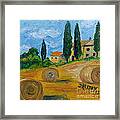 Tuscan Harvest Framed Print