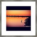 #twilight #sunset #color #vibrant Framed Print