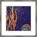 Twisting In The Night Framed Print