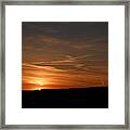 Twists And Turns At Sundown Framed Print