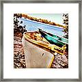 Two Canoes Framed Print