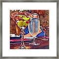 Two Olives Walk Into A Bar... Framed Print