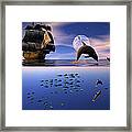 Two Worlds Framed Print