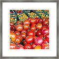 Variety Of Tomatoes Framed Print