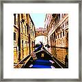 Venetian Gondola Framed Print