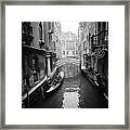 Venice Canal Framed Print