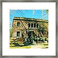 Vicotian Moorish Style Mansion Denver 1800s Framed Print