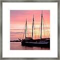 Victory Chimes Sunset Framed Print
