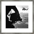 Vietnam War. Us Army Helicopter Framed Print