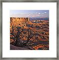 View From Green River Overlook Framed Print