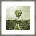 Vintage Ballooning Framed Print