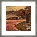 Vintage Farm Framed Print