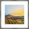 Volcano Batur Framed Print