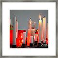 Votive Candles Framed Print