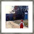 Walking On Pawpaw's Road Framed Print