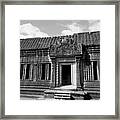 Wall Of Temple Framed Print