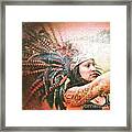 Warrior Dance Framed Print