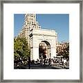 Washington Square Arch Framed Print
