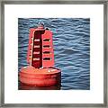 Water Buoy Framed Print