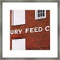 Waterbury Feed Framed Print