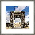 Welcome To Yellowstone Framed Print