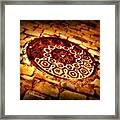 What Lies Beneath Streets Of Gold? Framed Print