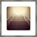 Where Does This Lead To? #stairs #lines Framed Print