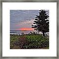 White Beach Pacific Ocean Framed Print