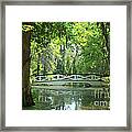 White Bridge Framed Print