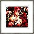 Who Doesn't Enjoy A Bouquet Of Red Framed Print