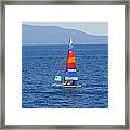 Wide Sail Framed Print