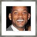 Will Smith At Arrivals For Premiere Framed Print