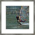 Wind Surfer Framed Print