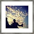 Wine Country Silhouette Framed Print