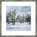 Winter Clouds Framed Print