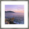 Winter Color In Big Sur Framed Print