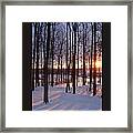 Winter Sunrise-ii Framed Print